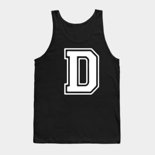 Letter D Tank Top